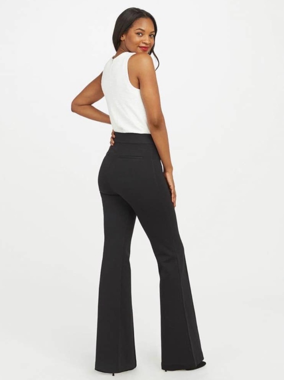Spanx Hi-Rise Flare in Ponte NWT Large - Picture 5 of 16